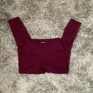 Victoria Secret Knockout Leggings - Burgundy